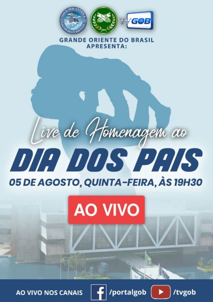 LIVE DE HOMENAGEM AO DIA DOS PAIS LIVE DE HOMENAGEM AO DIA DOS PAIS