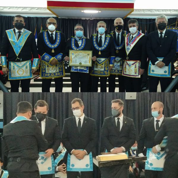 ARLS LINHARES UNIDOS ENTREGA COMENDA DA ORDEM DO MÉRITO DOM PEDRO I EM SESSÃO DE EXALTAÇÃO ARLS LINHARES UNIDOS ENTREGA COMENDA DA ORDEM DO MÉRITO DOM PEDRO I EM SESSÃO DE EXALTAÇÃO