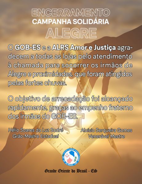 ENCERRAMENTO DE CAMPANHA SOLIDÁRIA – ALEGRE