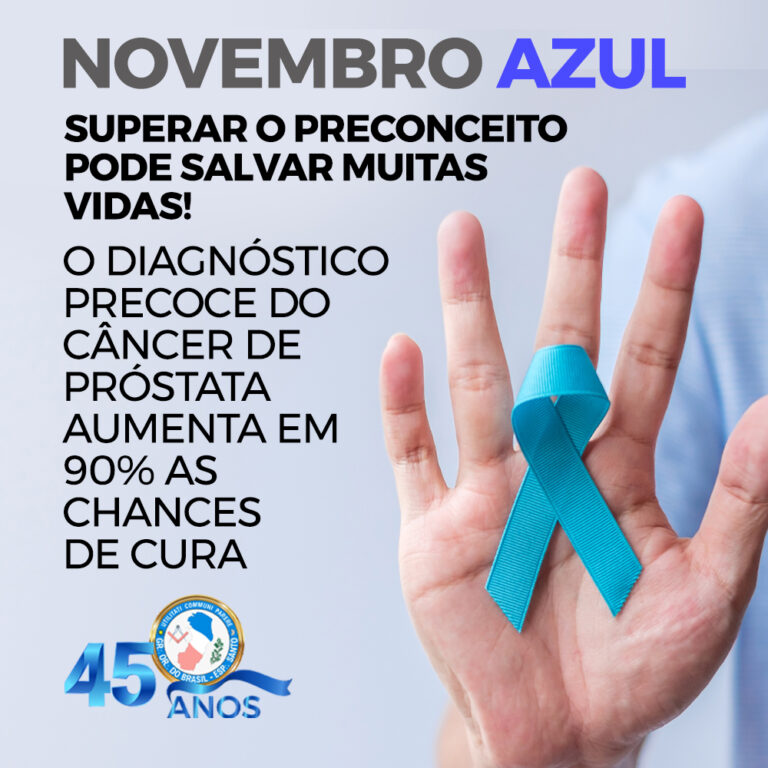 Novembro Azul: campanha do GOB-ES pela conscientização do câncer de próstata