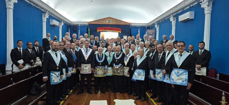 ARLS União e Progresso recebe o Grão-Mestrado para o início do ano maçônico de 2026